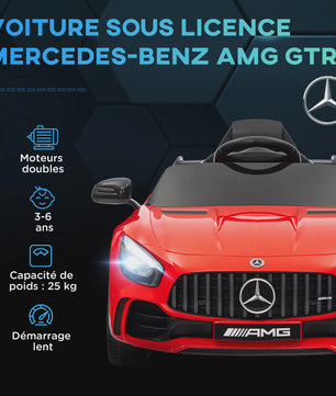 Elektrische Kinderauto Mercedes-Benz AMG GTR 12V met 2.4G Afstandsbediening