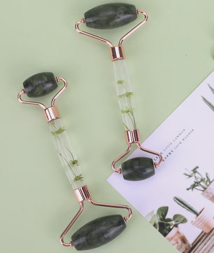 Natuurlijke Jade Roller Gezichtsmassager - Huidverzorging & Ontspanning