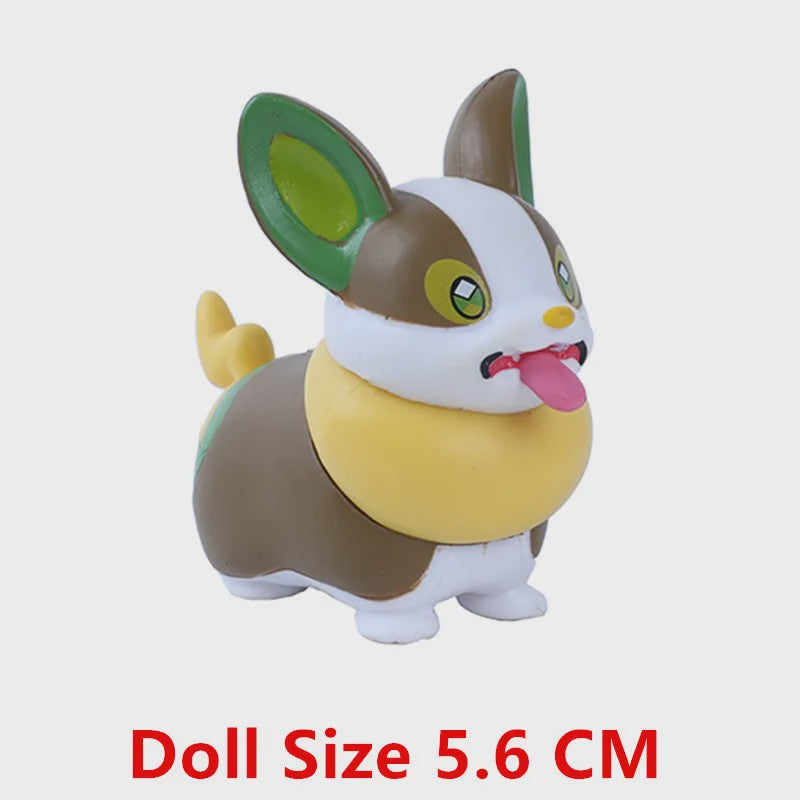 Pokemon Actiefiguren Set (4-9 cm) - Pikachu, Gengar, Eevee & meer - Cadeau & Verzamelen
