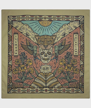 Unisex Katoenen Bandana met Dierenprint & Paisley Motief - Veelzijdig te Dragen