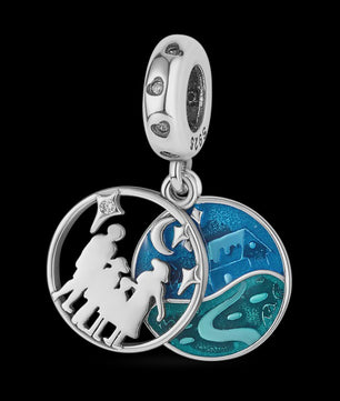 925 Sterling Zilveren Bedel 'Mom Love' - Perfect Cadeau voor Moederdag en Verjaardag