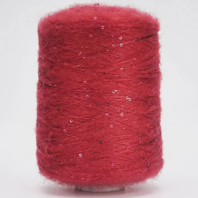 Zacht Pluche Mohair Garen met Pailletten - Kleurrijk Brei-, Haak- en Naaigaren (520g)