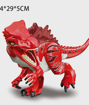 Grote Bouwblok Dinosaurus Speelgoed - Indominus Rex & Tyrannosaurus Rex Modellen