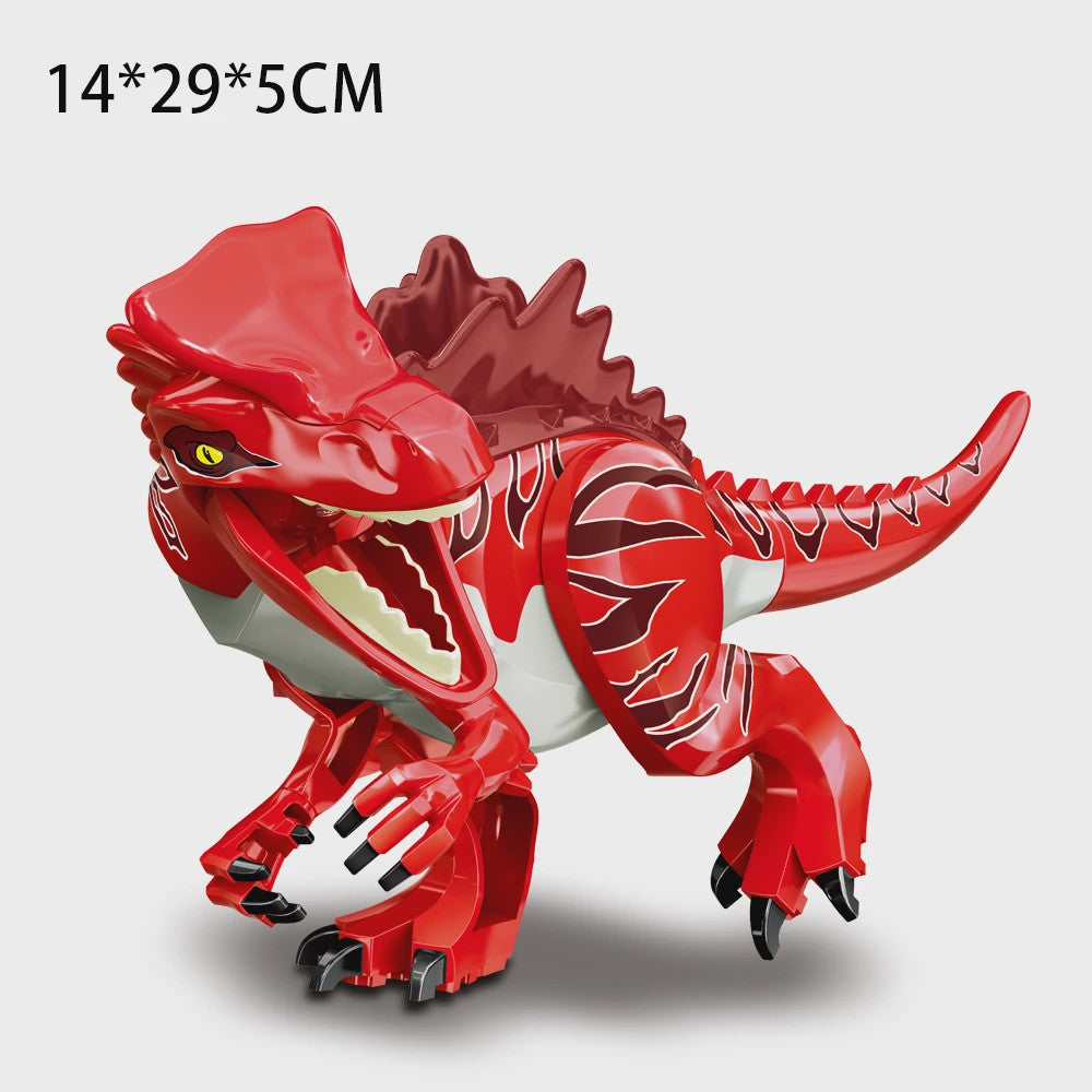 Grote Bouwblok Dinosaurus Speelgoed - Indominus Rex & Tyrannosaurus Rex Modellen