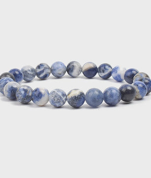 Natuurstenen Kralen Armband - Amethist, Aquamarijn, Jade & meer