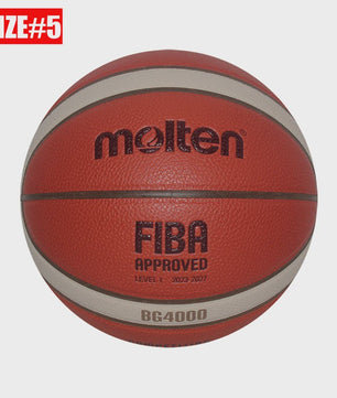 Molten BG3100 Basketbal: Officiële Maat 7, 6, 5 | PU Leer | Indoor & Outdoor Gebruik
