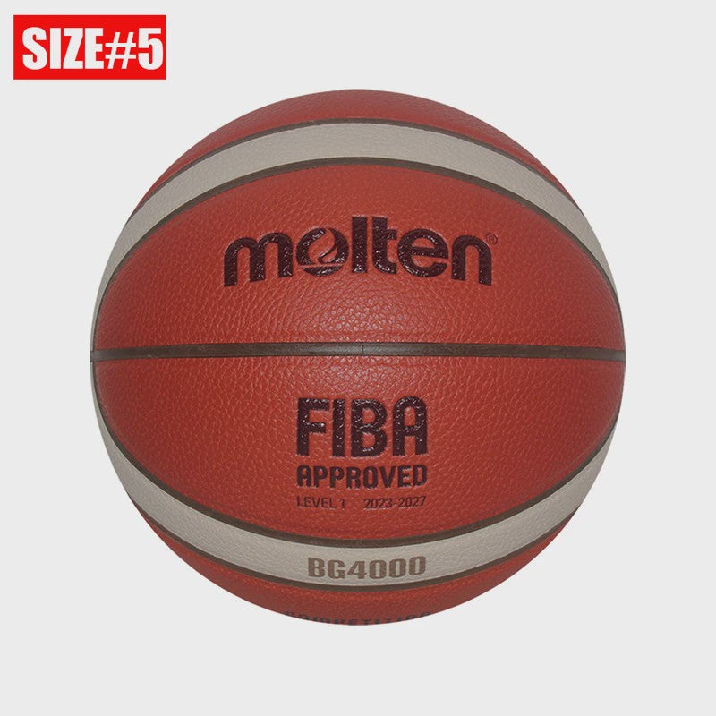 Molten BG3100 Basketbal: Officiële Maat 7, 6, 5 | PU Leer | Indoor & Outdoor Gebruik