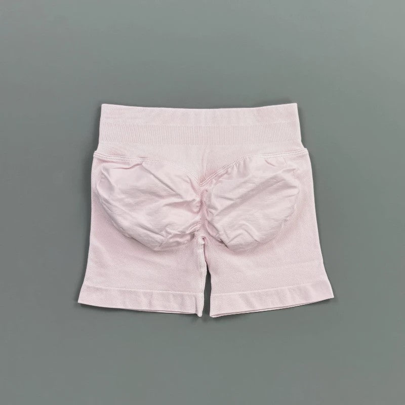 HISTELLO Seamless Biker Shorts Dames - Low Waist Scrunch Butt voor Fitness & Yoga