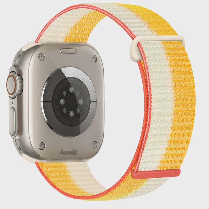 Nylon Sportband voor Apple Watch (38-49mm) - Ademend & Verstelbaar met Klittenband