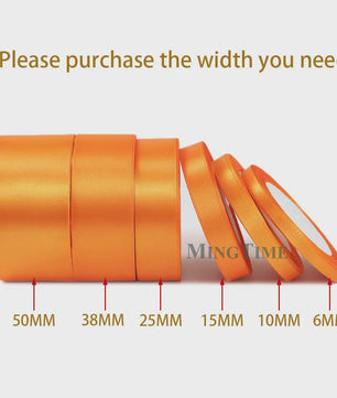 Satijnen Lint 22 Meter - Diverse Breedtes (6mm t/m 50mm) voor Decoratie & Knutselen