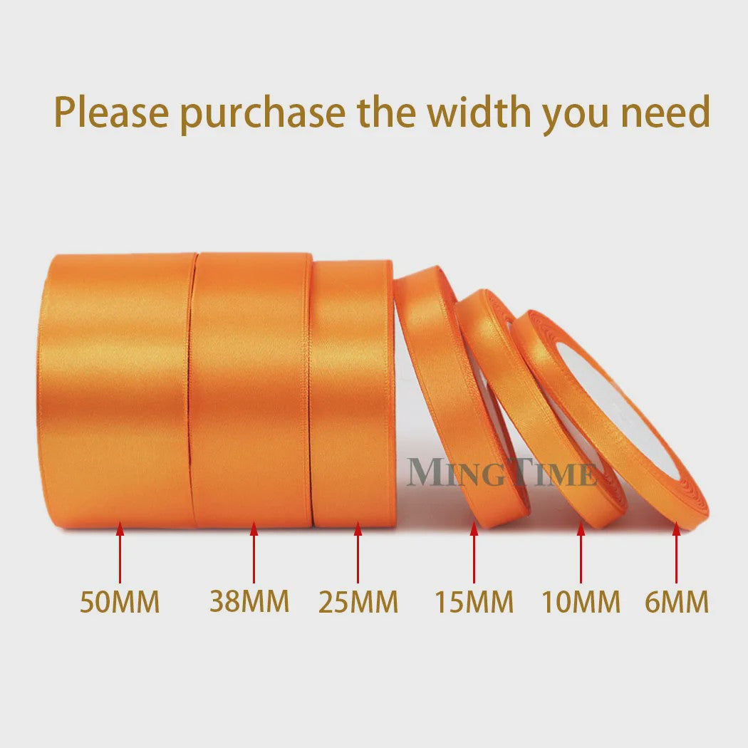 Satijnen Lint 22 Meter - Diverse Breedtes (6mm t/m 50mm) voor Decoratie & Knutselen