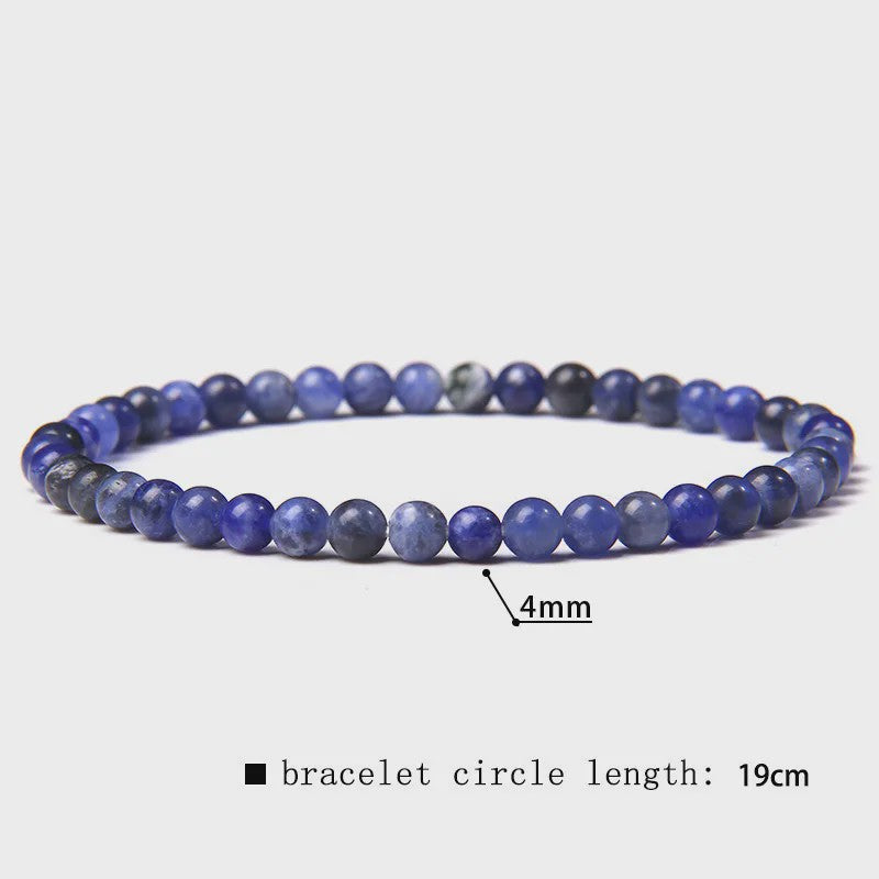 Natuursteen Armband met Kwarts, Kattenoog, Jades & Aquamarijn Kralen - Stretch Bangle voor Dames & Heren