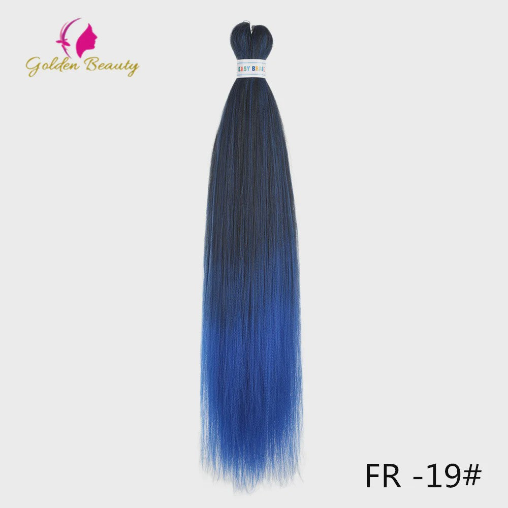 26 Inch Ombre Kleuren Vlechtsel Haar Synthetisch Pre-stretched Jumbo Braids Haar voor Cosplay & Pruiken