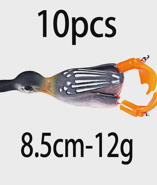 Realistische Eenden Vissen Lokaas - 8.5cm, 12g - Perfect voor Baars, Karper & Snoek
