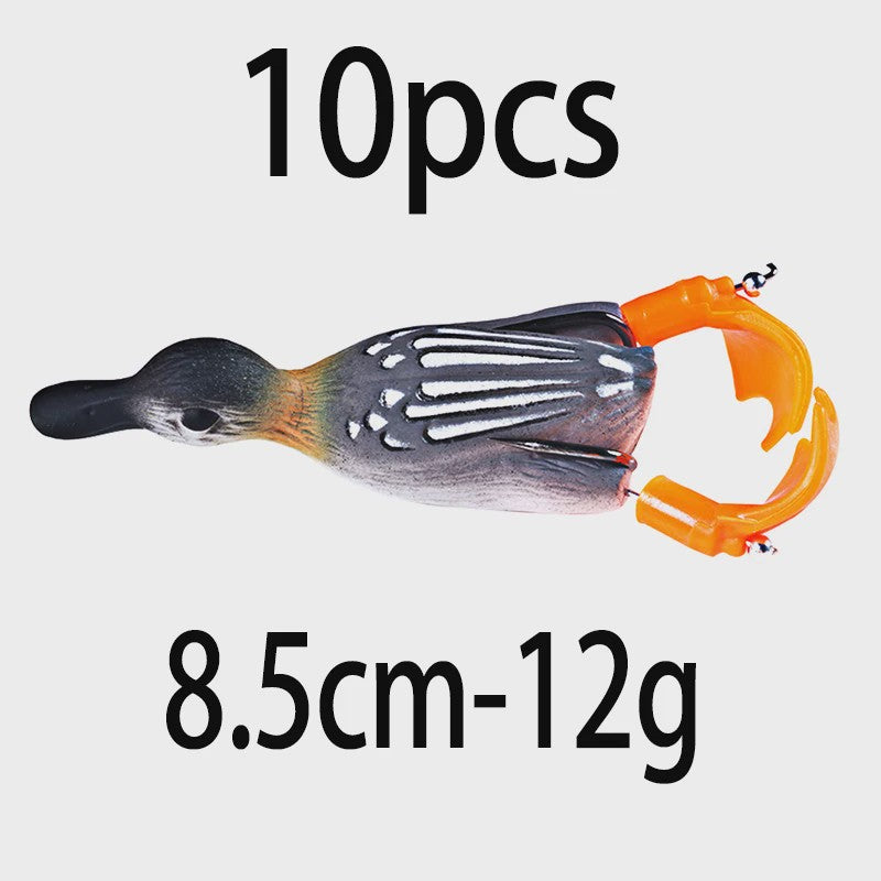 Realistische Eenden Vissen Lokaas - 8.5cm, 12g - Perfect voor Baars, Karper & Snoek