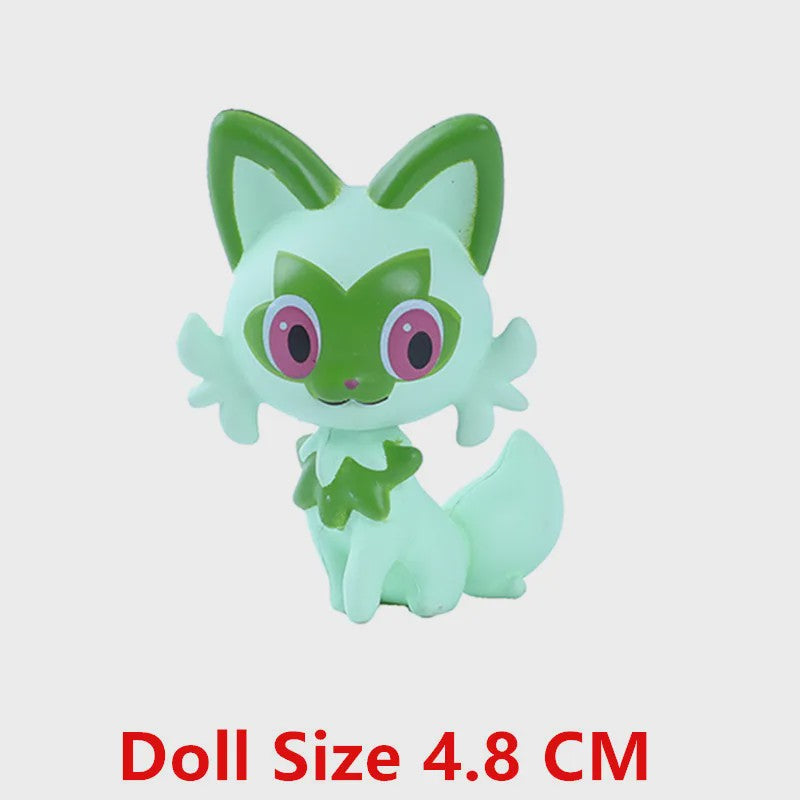 Pokemon Actiefiguren Set (4-9 cm) - Pikachu, Gengar, Eevee & meer - Cadeau & Verzamelen