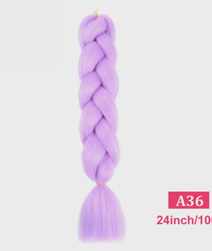 24 Inch Jumbo Braids Haarverlenging - Synthetisch Vlecht Haar in Kleurrijke Tinten