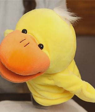 Zachte Pluche Handpoppen - Educatief Speelgoed voor Baby's en Kinderen (Diverse Dieren)