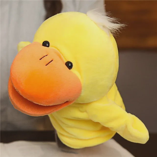 Zachte Pluche Handpoppen - Educatief Speelgoed voor Baby's en Kinderen (Diverse Dieren)