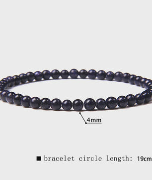 Natuursteen Armband met Kwarts, Kattenoog, Jades & Aquamarijn Kralen - Stretch Bangle voor Dames & Heren