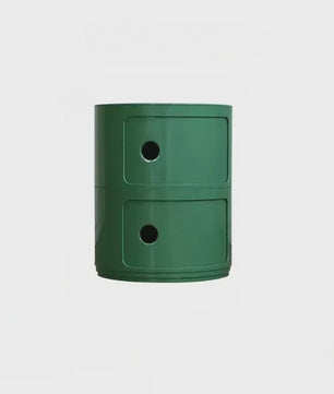 Moderne Ronde Nachtkastje - Minimalistisch Plastic Bijzetkastje