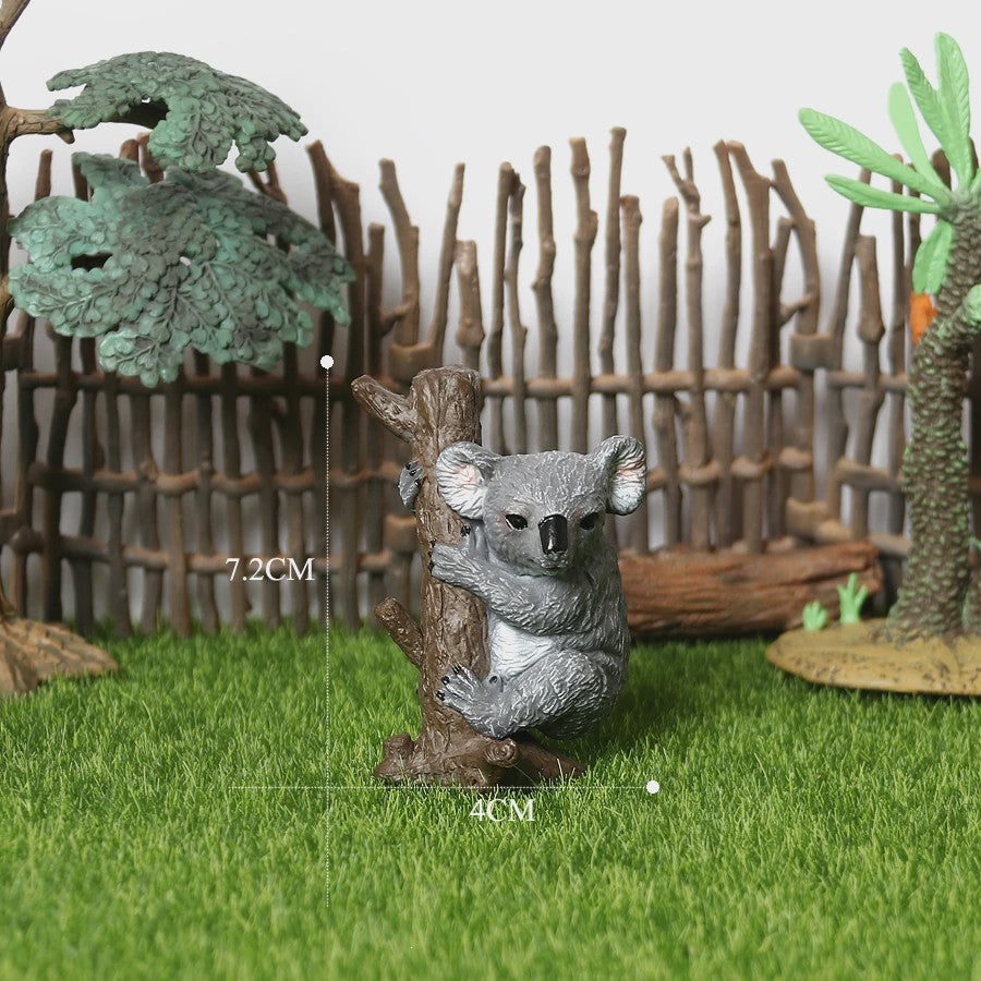 Realistische Australische Dieren Figuren Set: Koala, Kangoeroe, Emu & Meer