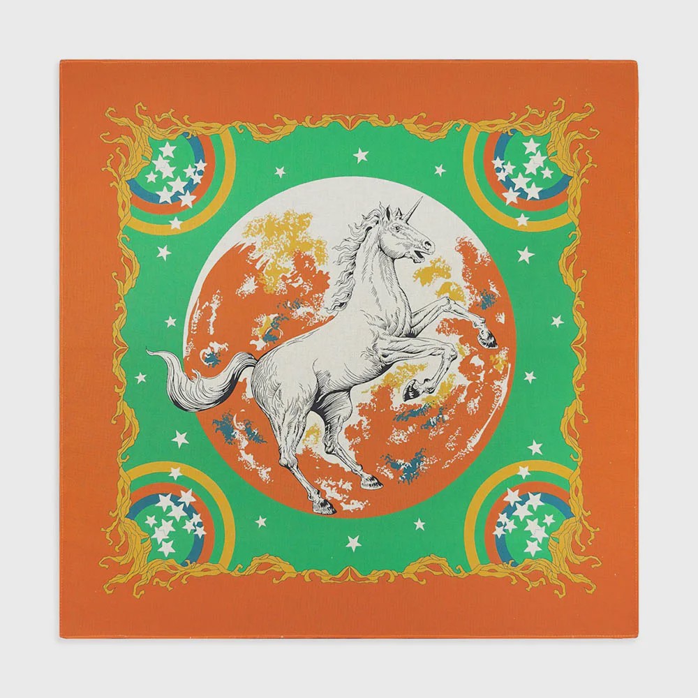 Unisex Katoenen Bandana met Dierenprint & Paisley Motief - Veelzijdig te Dragen