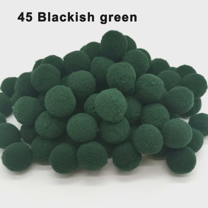 Mix van Zachte Pompoms (8-30mm) voor Knutselen, Decoratie & Speelgoed