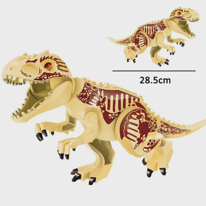 Grote Dinosaurus Bouwstenen Set - T-Rex, Velociraptor & Meer - Speelgoed voor Kinderen