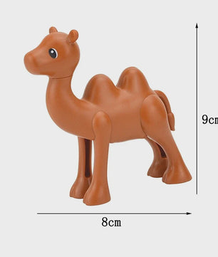 Grote Bouwstenen Dierenpark & Boerderij Figuren - Compatibel met Duplo