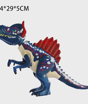 Grote Bouwblok Dinosaurus Speelgoed - Indominus Rex & Tyrannosaurus Rex Modellen