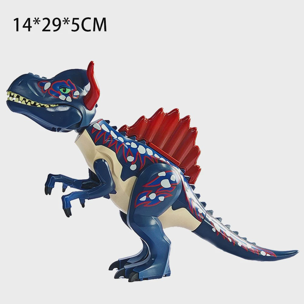 Grote Bouwblok Dinosaurus Speelgoed - Indominus Rex & Tyrannosaurus Rex Modellen