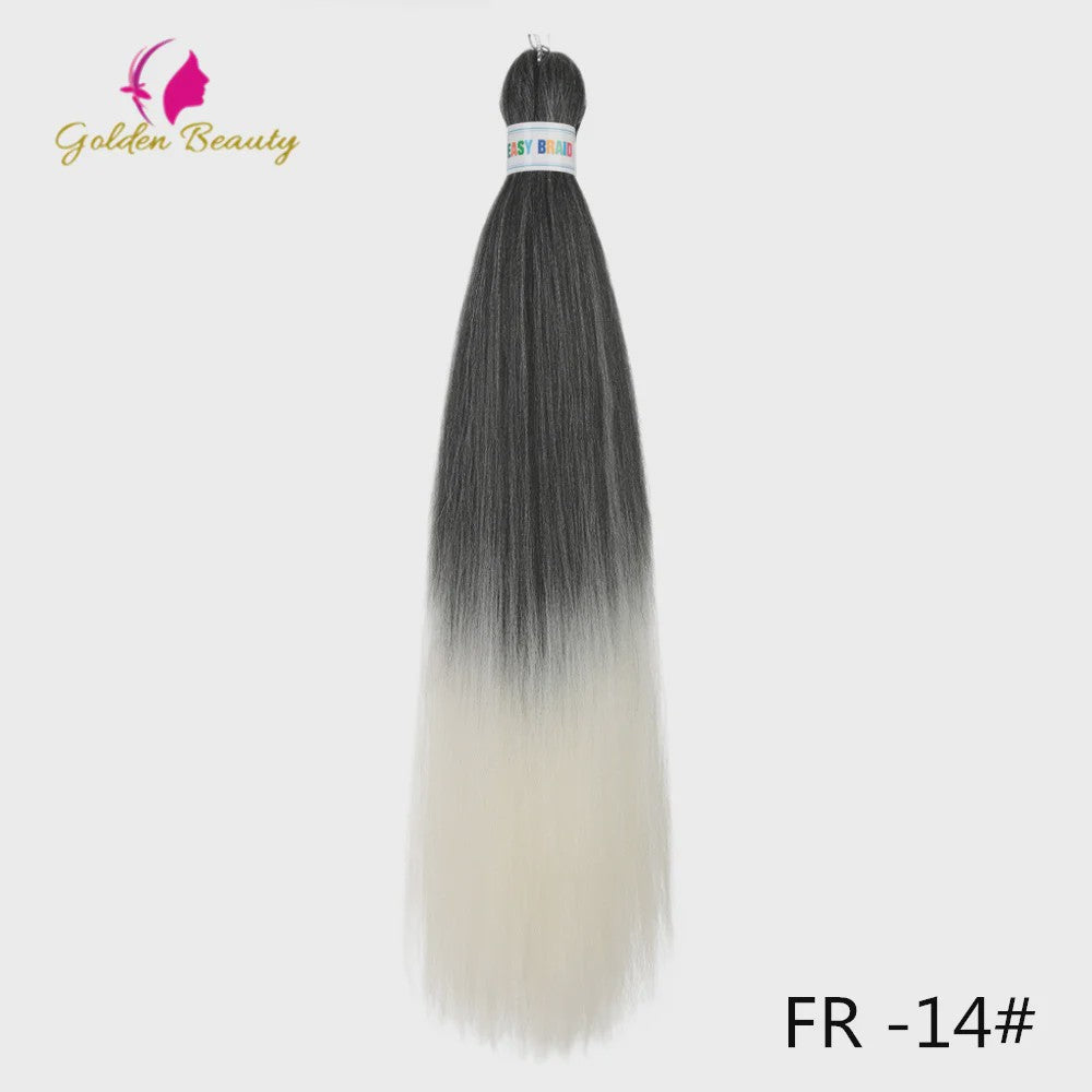 26 Inch Ombre Kleuren Vlechtsel Haar Synthetisch Pre-stretched Jumbo Braids Haar voor Cosplay & Pruiken