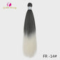 26 Inch Ombre Kleuren Vlechtsel Haar Synthetisch Pre-stretched Jumbo Braids Haar voor Cosplay & Pruiken