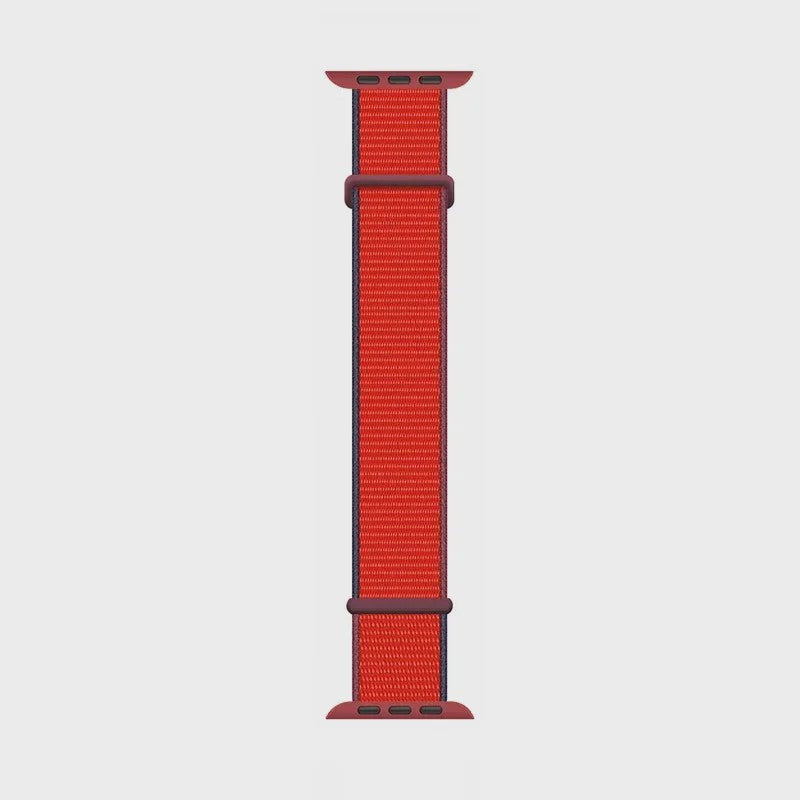 Nylon Sportband voor Apple Watch (38-49mm) - Ademend & Verstelbaar met Klittenband