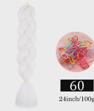 24 Inch Jumbo Braids Haarverlenging - Synthetisch Vlechtkapsel met Ombre Kleuren
