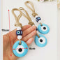 Blauw Turks Oog Hanger met Touw - Decoratie voor Auto, Muur & Huis