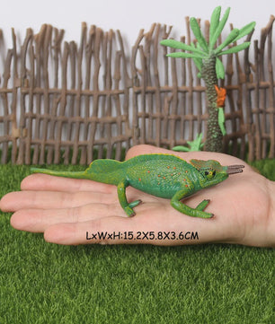 Realistische Reptielen Speelgoedset: Kameleon, Leguaan, Baardagaam & Meer