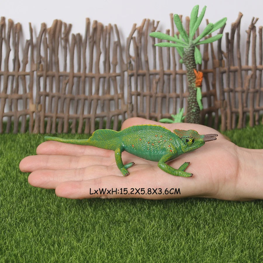 Realistische Reptielen Speelgoedset: Kameleon, Leguaan, Baardagaam & Meer