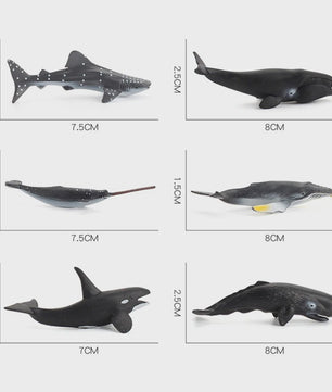 Plastic Dieren Speelgoed Collectie: Zee, Land & Insecten Miniatuur Set voor Kinderen