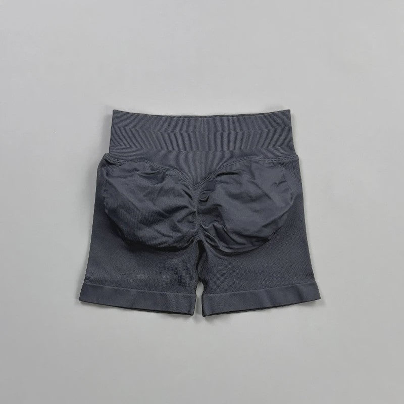 HISTELLO Seamless Biker Shorts Dames - Low Waist Scrunch Butt voor Fitness & Yoga