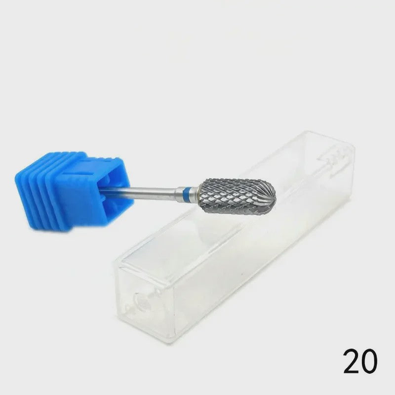 Professionele Tungsten Carbide Nagelboor Bits Set - 33 Stijlen voor Manicure & Pedicure