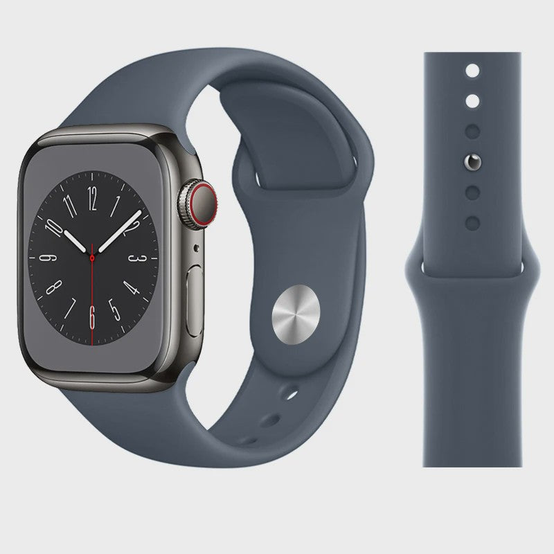 Sport Siliconen Bandje voor Apple Watch 38-49mm - Serie 1 t/m 11, SE, Ultra