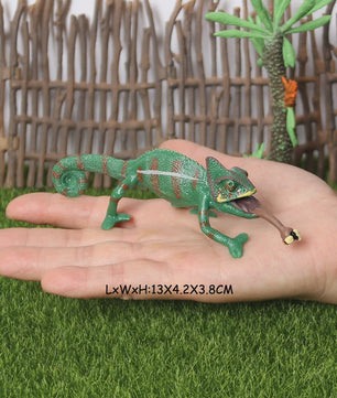 Realistische Reptielen Speelgoedset: Kameleon, Leguaan, Baardagaam & Meer