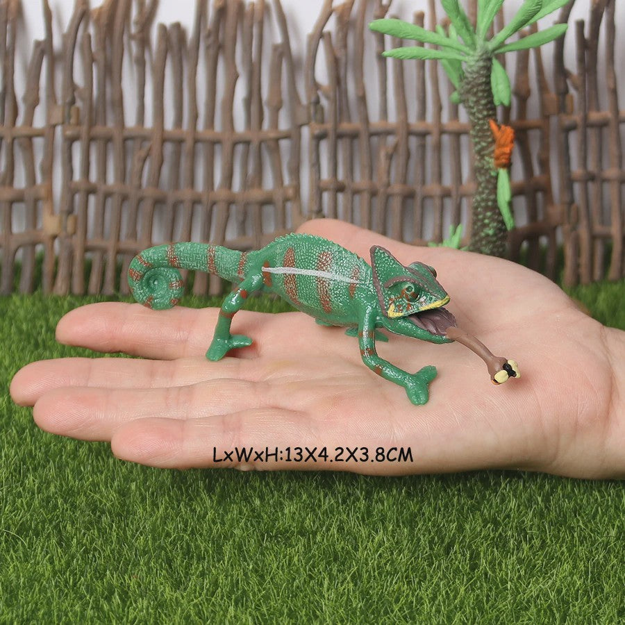 Realistische Reptielen Speelgoedset: Kameleon, Leguaan, Baardagaam & Meer
