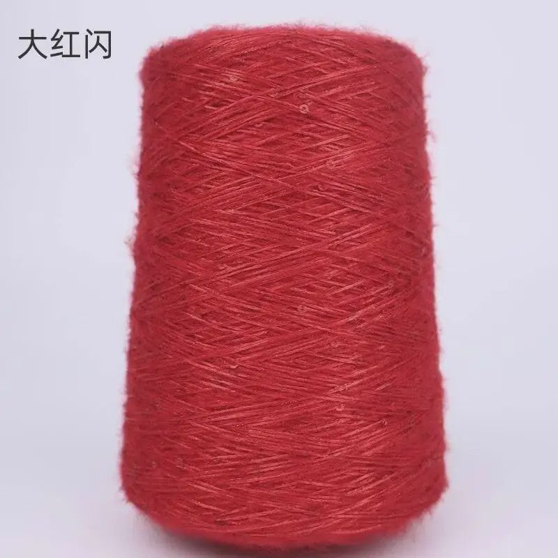 Zacht Pluche Mohair Garen met Pailletten - Kleurrijk Brei-, Haak- en Naaigaren (520g)