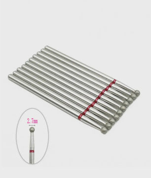 10x Diamant Freesbits Set - 2.35mm Schacht voor Tandheelkunde & Nagelstyling