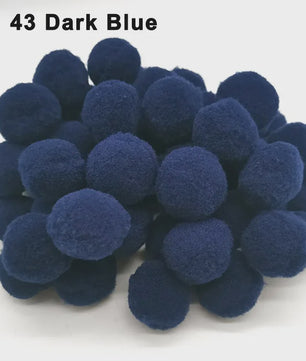 Mix van Zachte Pompoms (8-30mm) voor Knutselen, Decoratie & Speelgoed