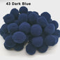 Mix van Zachte Pompoms (8-30mm) voor Knutselen, Decoratie & Speelgoed