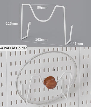 Modulaire Bureau Pegboard Organizer - Wandmontage, Staand & Clip-on